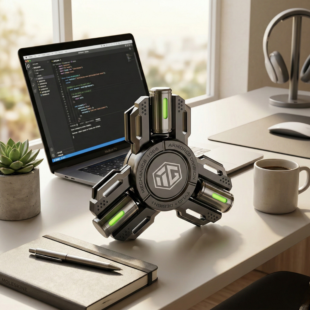 High-Speed Metal Fidget Spinner For Daily Desk And On-The-Go Use | Temsk