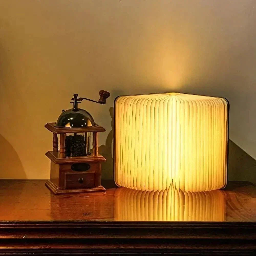 Lumibook 360 Degree Foldable Table Lamp, Rechargeable Ambient Light | Temsk