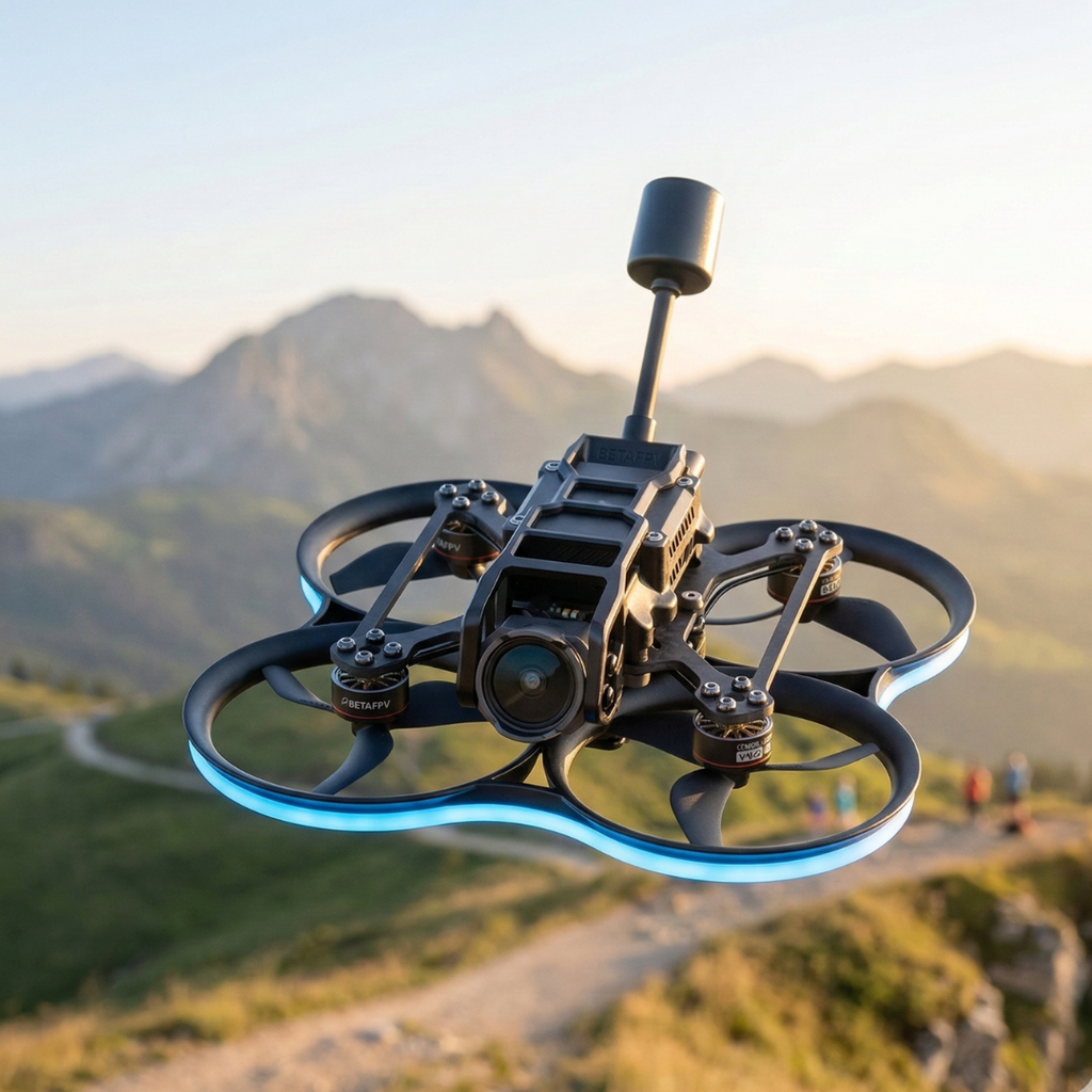 FPV børsteløs drone med RGB-lyssystem til quadcopter-entusiaster | Temsk