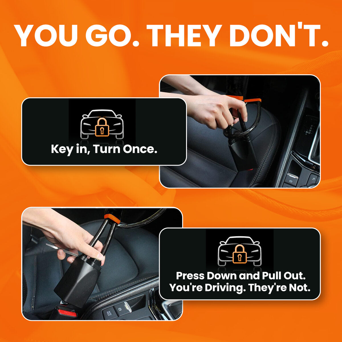 Steering Wheel Seatbelt Lock | Temsk