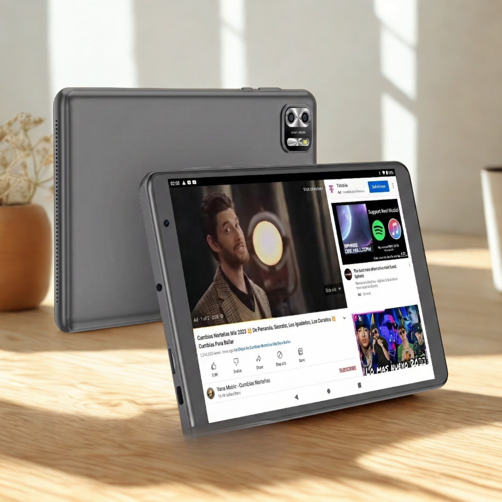PRITOM 8palcový Android tablet pro každodenní použití a prohlížení | Temsk