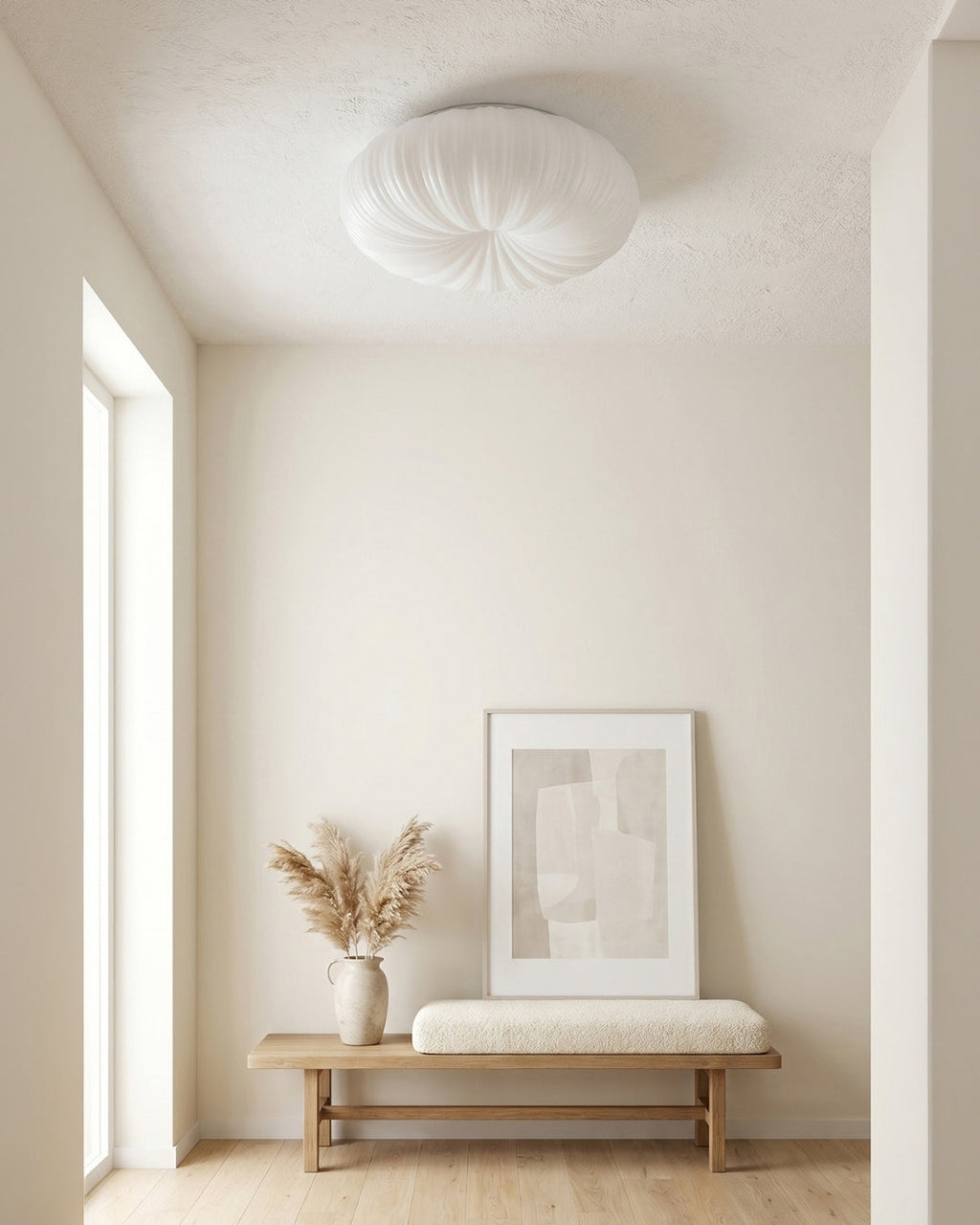 Iris Scandinavian Dimmable Ceiling Light With Metal And Acrylic Remote Control | Temsk