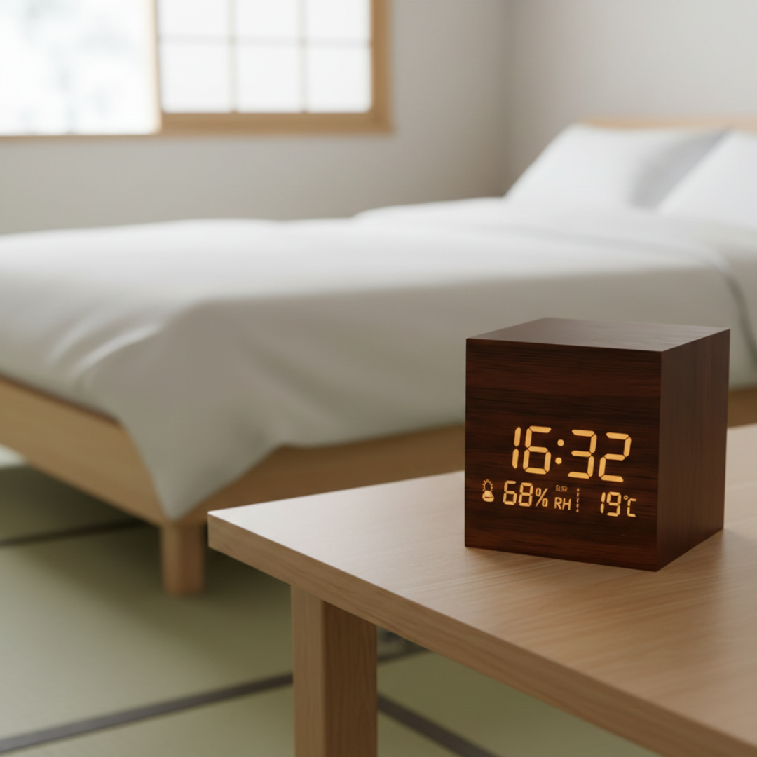 LED Cube Alarm Clock For Modern Mornings And Desk Use | Temsk