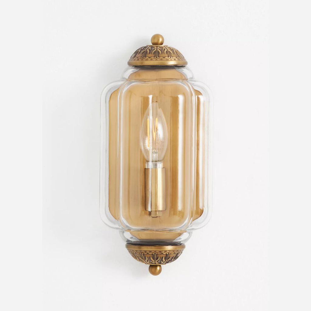 Vintage Antique Milk Glass Flush Wall Light Fixture | Temsk