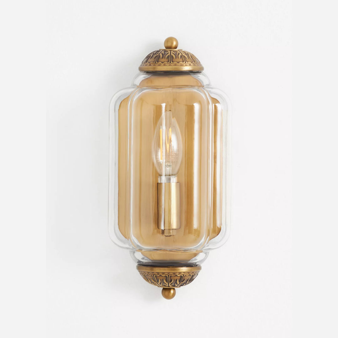 Vintage Antique Milk Glass Flush Wall Light Fixture | Temsk