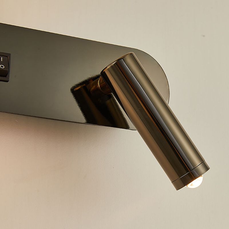 LunarBeam Wandleuchte Duo mit Umgebungslicht und verstellbarem Spot für nordisches Schlafzimmer | Temsk