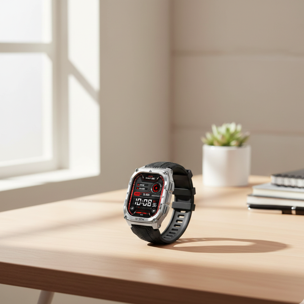 Military GPS Smartwatch Rugged Outdoor Watch With AMOLED Display | Temsk