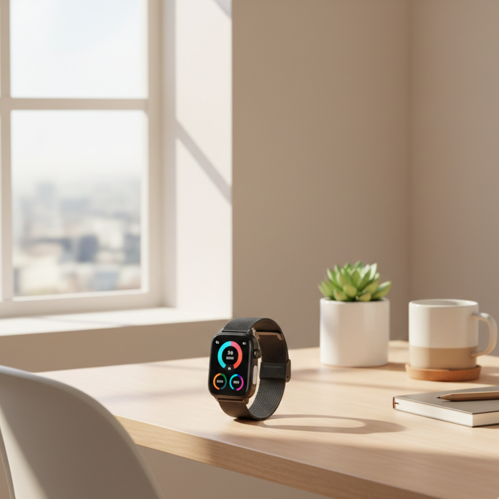 Smartwatch With AMOLED Display And Bluetooth Calling Waterproof Everyday Wear | Temsk