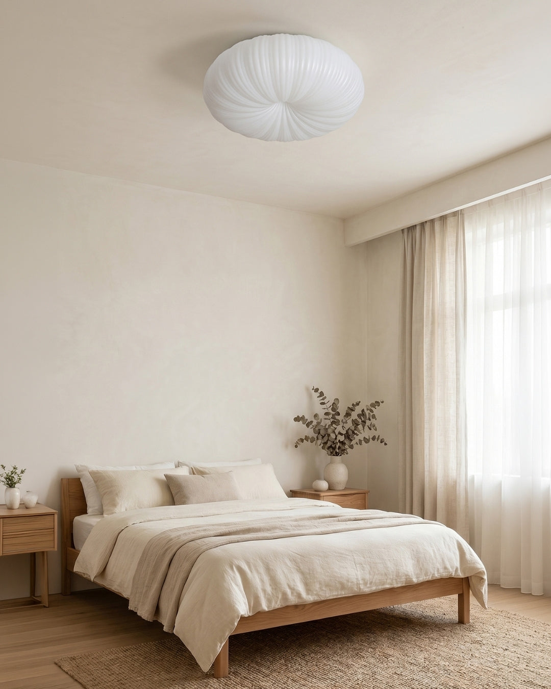 Iris Scandinavian Dimmable Ceiling Light With Metal And Acrylic Remote Control | Temsk