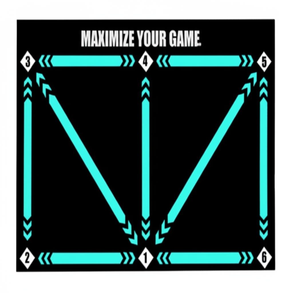 GoalReady Non-Slip Football Training Mat for Home Practice | Temsk
