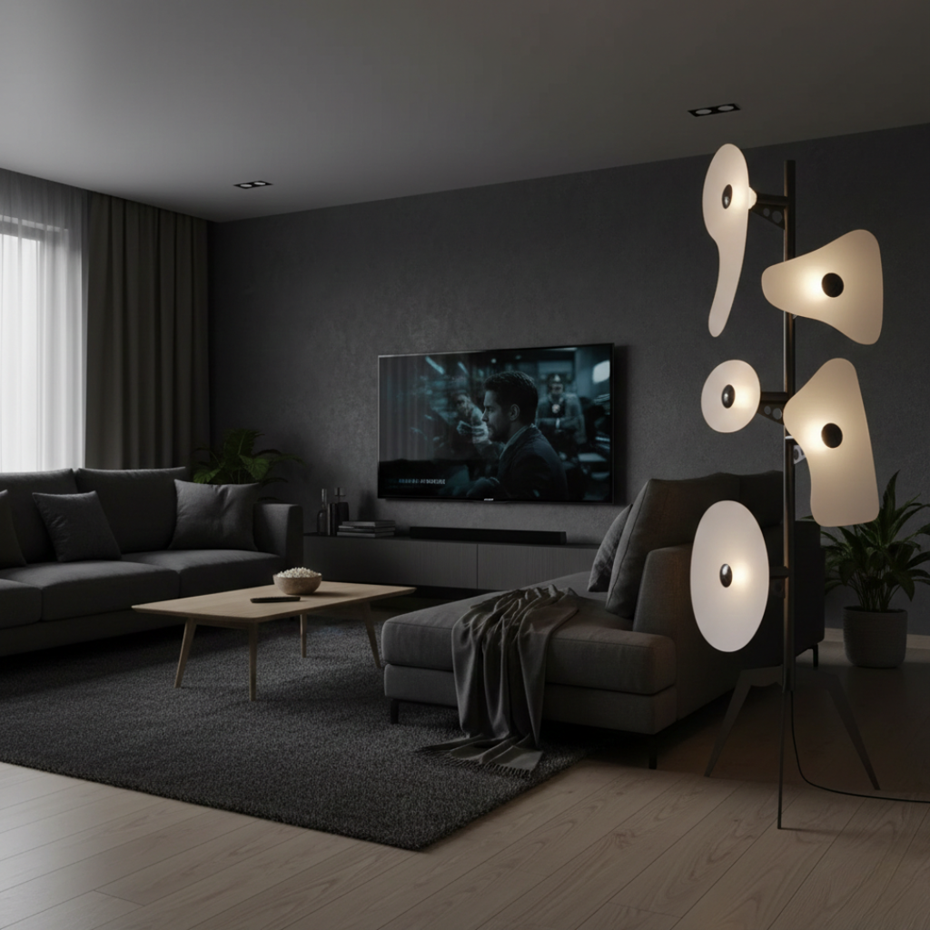 Colour Changing LED Floor Lamp For Modern Living Spaces | Temsk