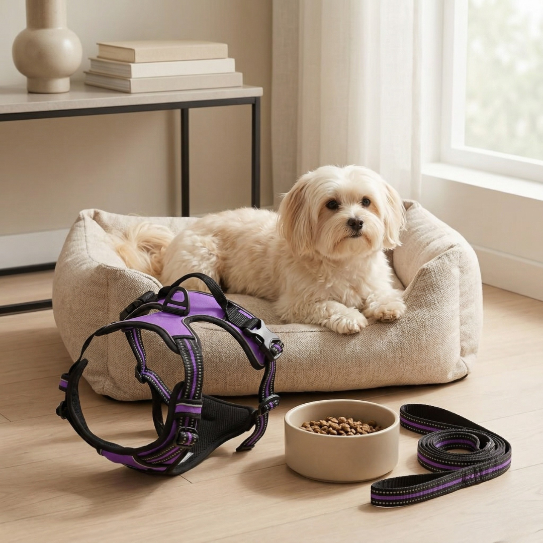 Dog Collar and Harness Set for Small to Medium Dogs | Temsk