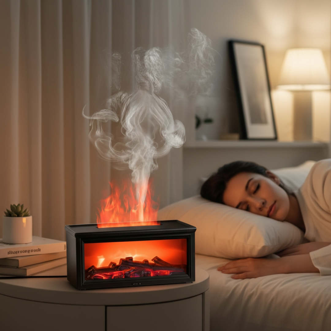 Ultrazvukový aroma difuzér Flame Mist pro domácnost nebo kancelář | Temsk