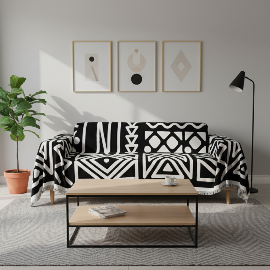 Geometric Boho Style Washable Non-Slip Sofa Cover | Temsk