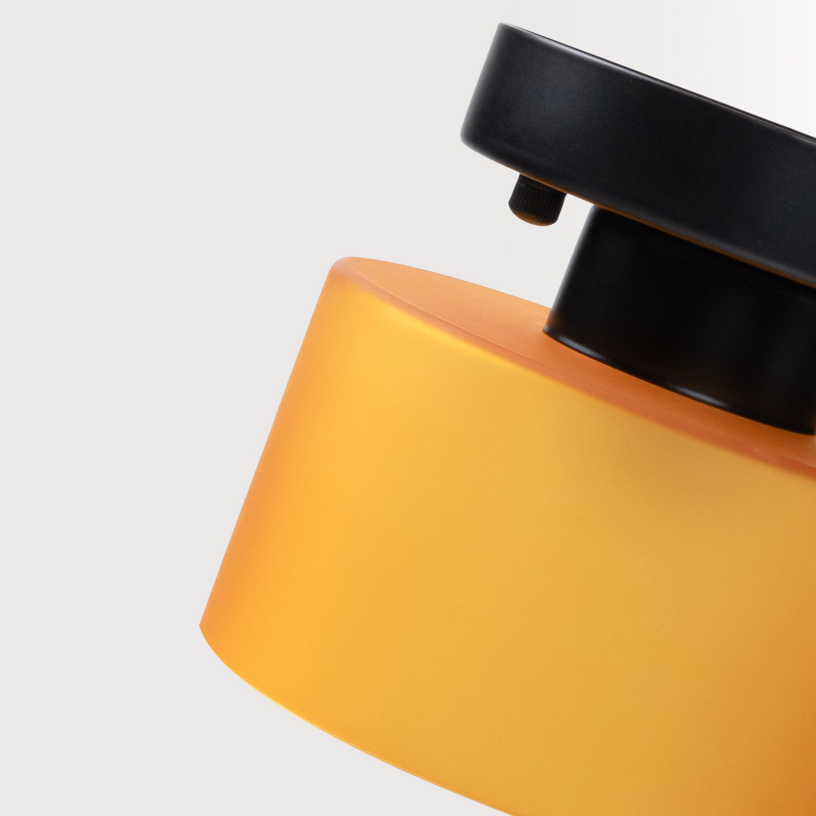 Amber glas retro loftslampe E27/E26 til køkken, gang og stue | Temsk