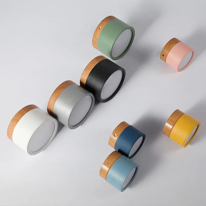 Virel Nordic LED Ceiling Light Minimalist Cylindrical Fixture | Snurv | Temsk