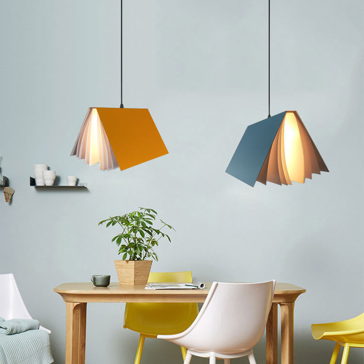 Fliegende Buch-Hängeleuchte moderne offene Buch-Deckenlampe | Temsk