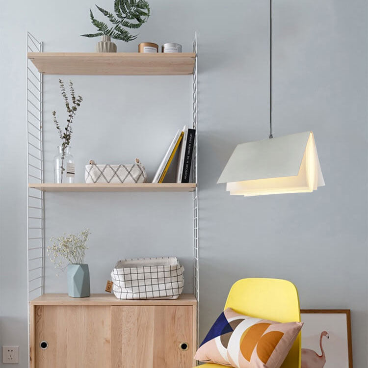 Fliegende Buch-Hängeleuchte moderne offene Buch-Deckenlampe | Temsk