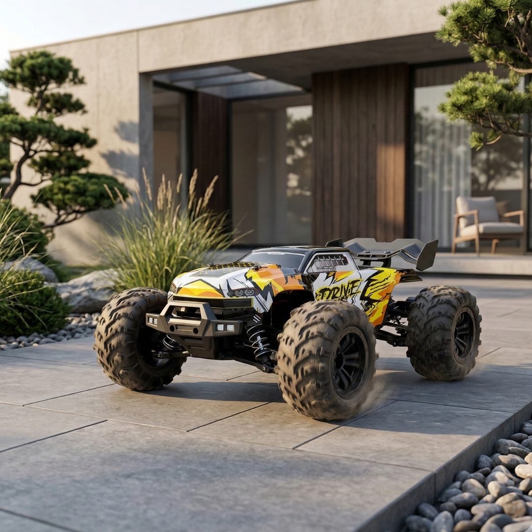 1:16 Scale 4WD RC Monster Truck 70 Kilometers Per Hour High Speed Off Road Crawler | Temsk