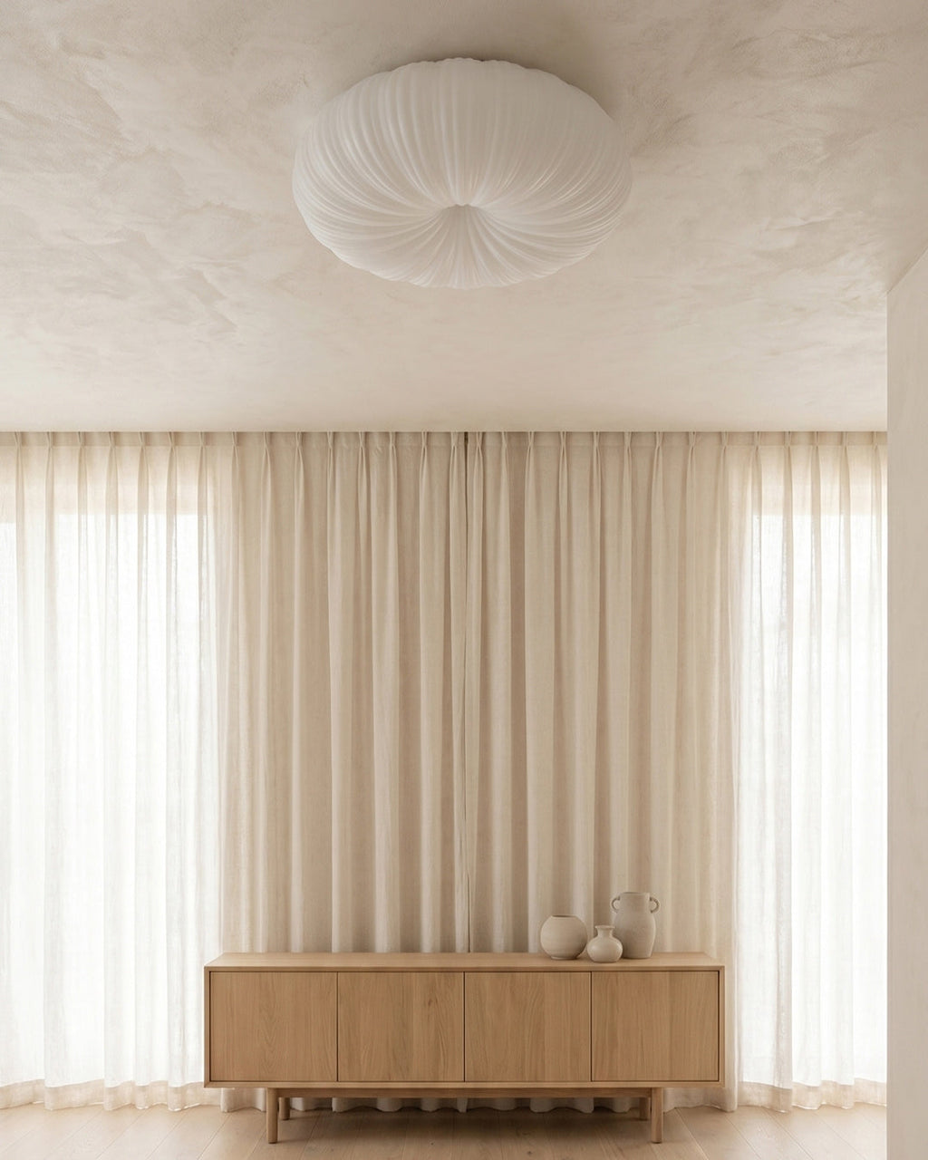 Iris Scandinavian Dimmable Ceiling Light With Metal And Acrylic Remote Control | Temsk