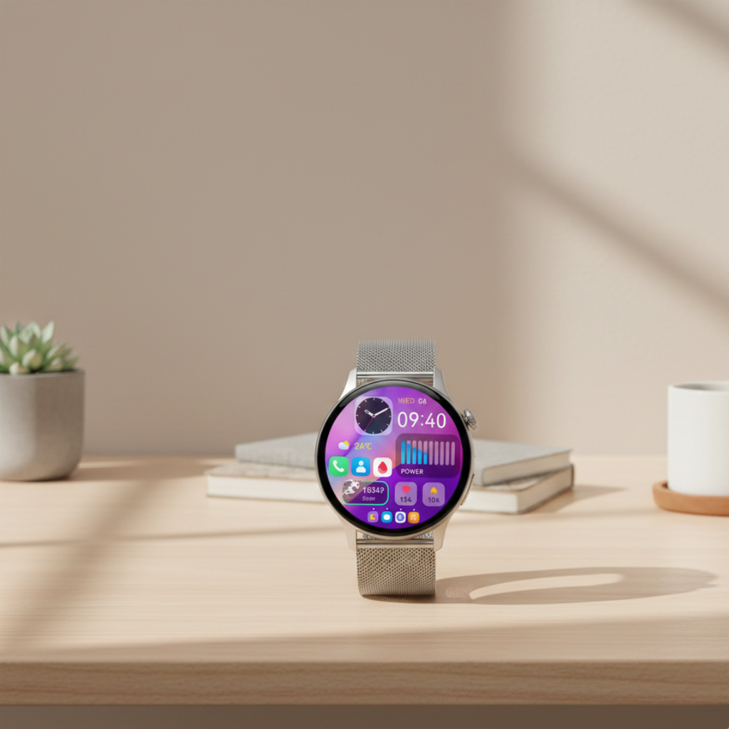 Women’s AMOLED Smartwatch With Waterproof Design And Bluetooth Calling | Temsk