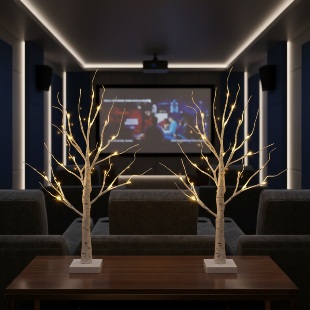 Birch Tree LED Light Decor For Cozy Ambience At Home | Temsk