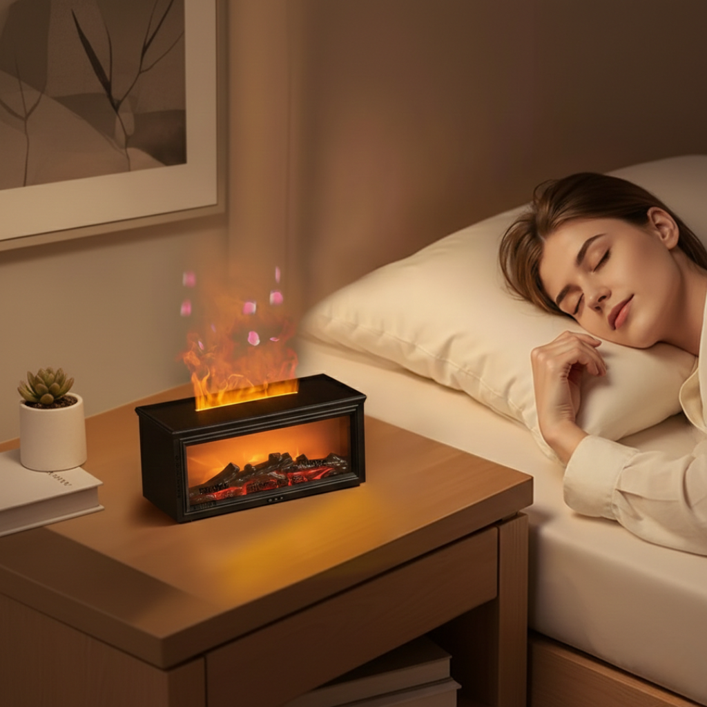 Ultrazvukový aroma difuzér Flame Mist pro domácnost nebo kancelář | Temsk