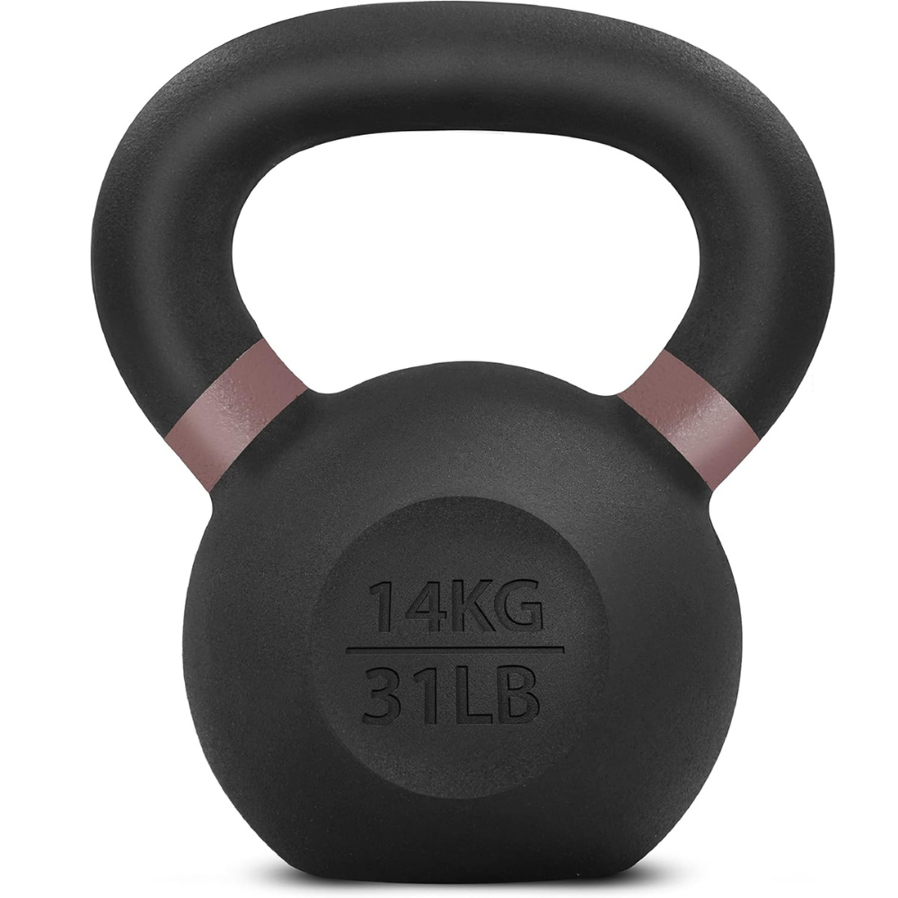Cast Iron Kettlebell For Full Body Strength Training, Durable Home Gym Equipment | Temsk
