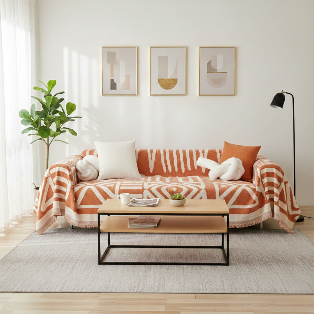 Geometric Boho Style Washable Non-Slip Sofa Cover | Temsk