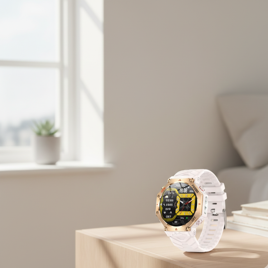 AMOLED GPS Smartwatch Waterproof Outdoor Watch With Compass And Altimeter | Temsk