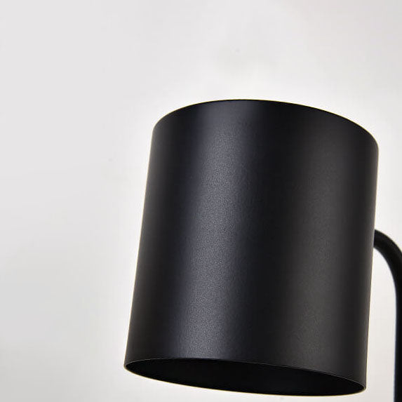 Japanische minimalistische Tischlampe aus Holz und Metall | Temsk