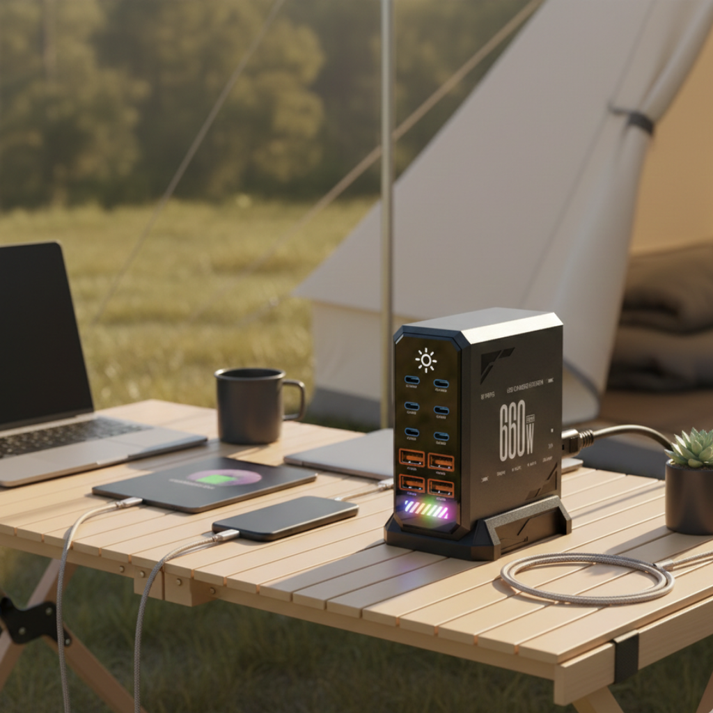 USB-C Charging Station for Multiple Devices and More | Temsk