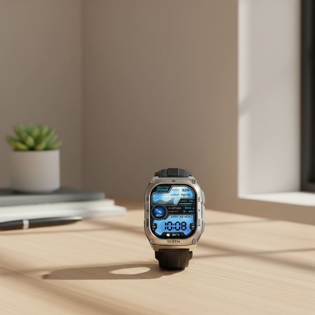 Military GPS Smartwatch Rugged Outdoor Watch With AMOLED Display | Temsk