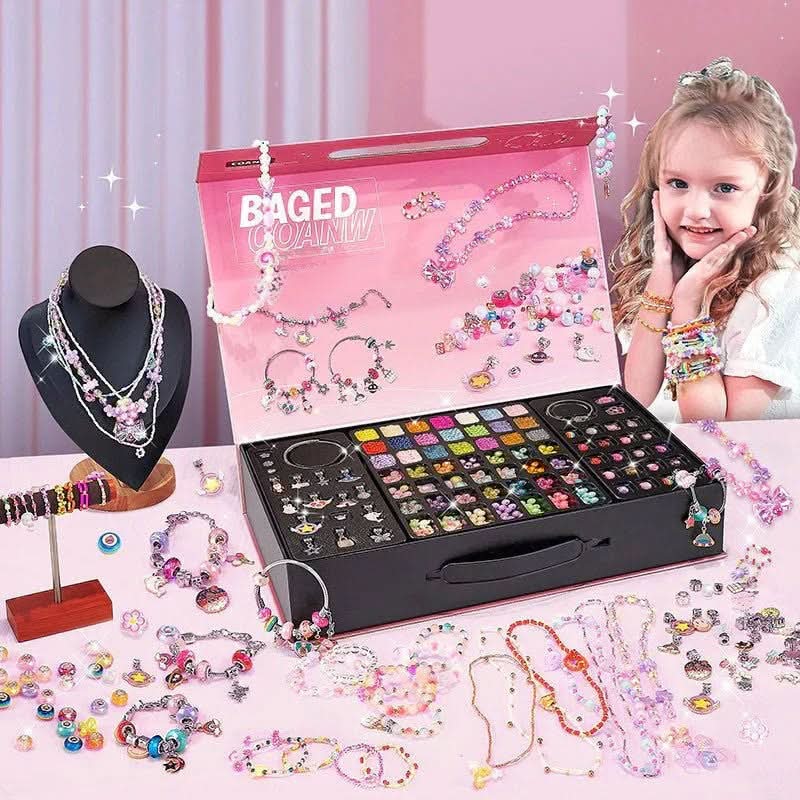 LuminaCraft Creative Bracelet Craft Kit For Girls With Sparkling Charms | Temsk