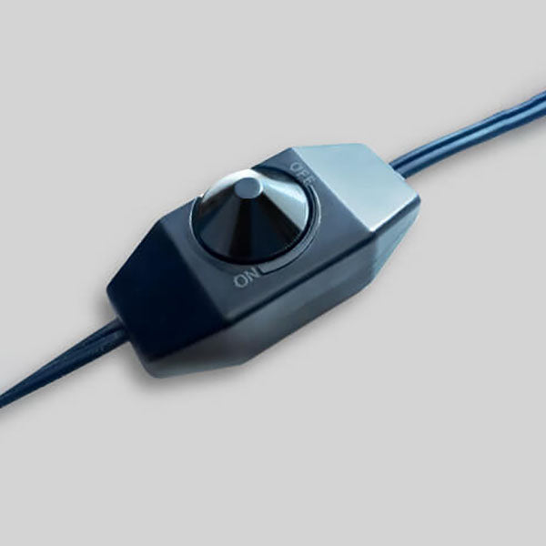 Japanischer minimalistischer Wachsschmelzer mit Holzsockel und dimmbarem Licht | Temsk