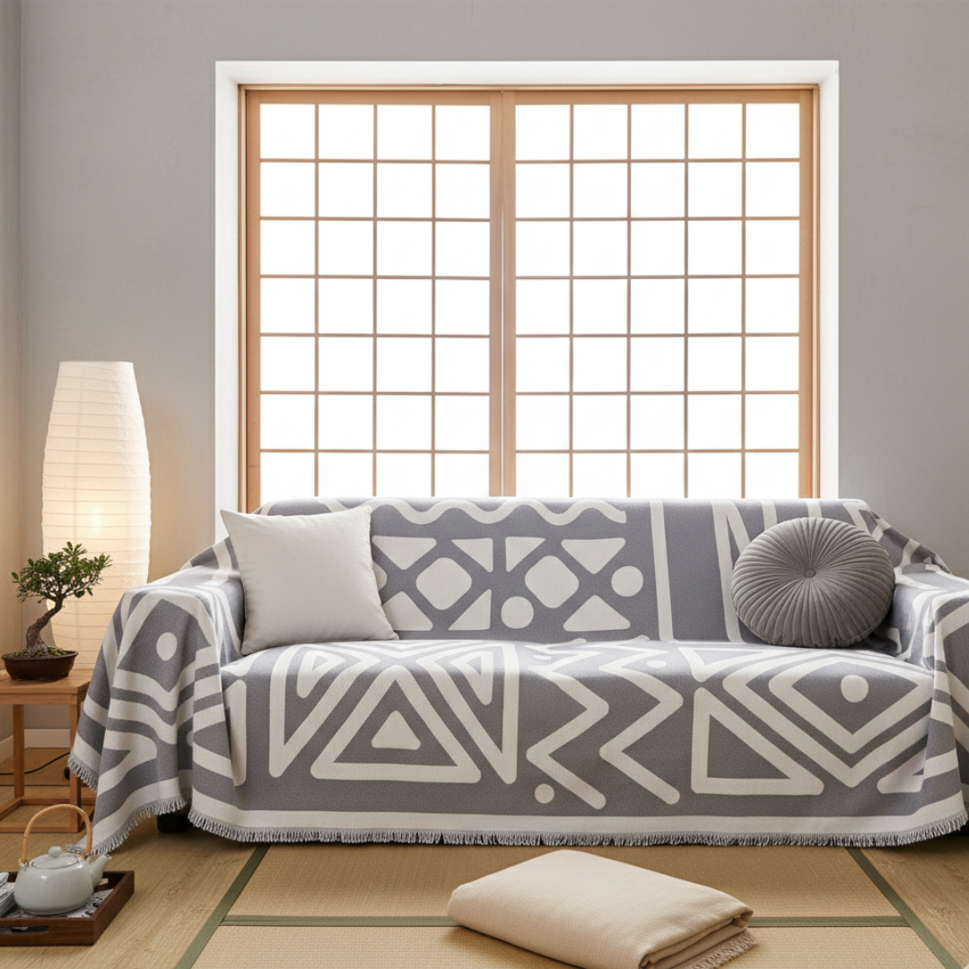 Geometric Boho Style Washable Non-Slip Sofa Cover | Temsk
