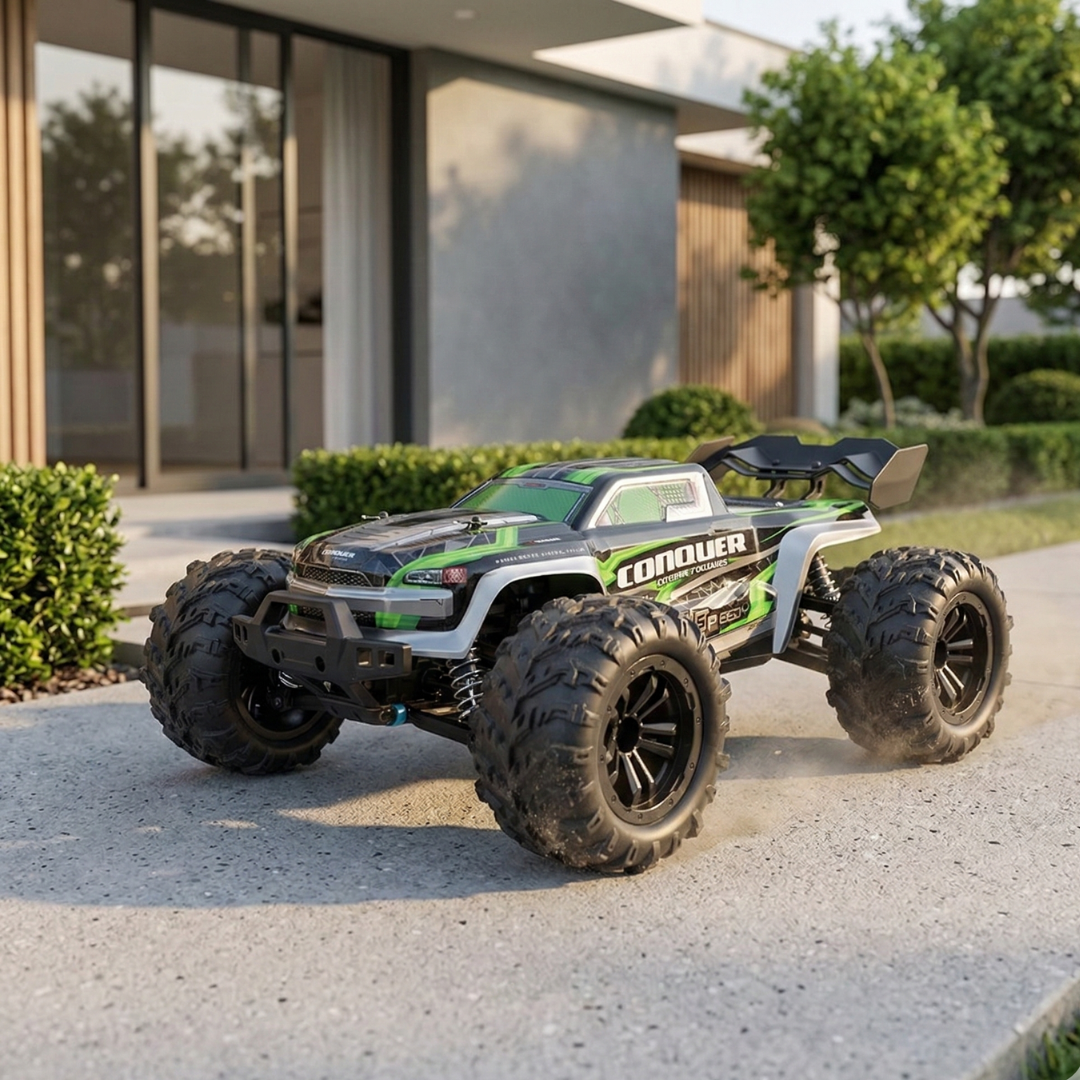 1:16 Scale 4WD RC Monster Truck 70 Kilometers Per Hour High Speed Off Road Crawler | Temsk