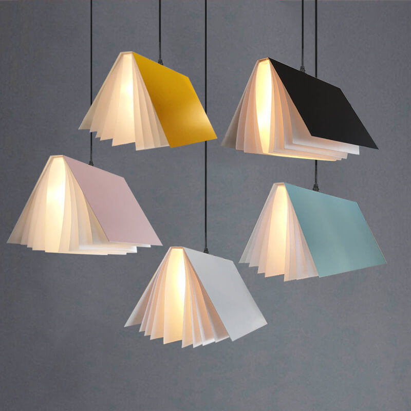 Fliegende Buch-Hängeleuchte moderne offene Buch-Deckenlampe | Temsk