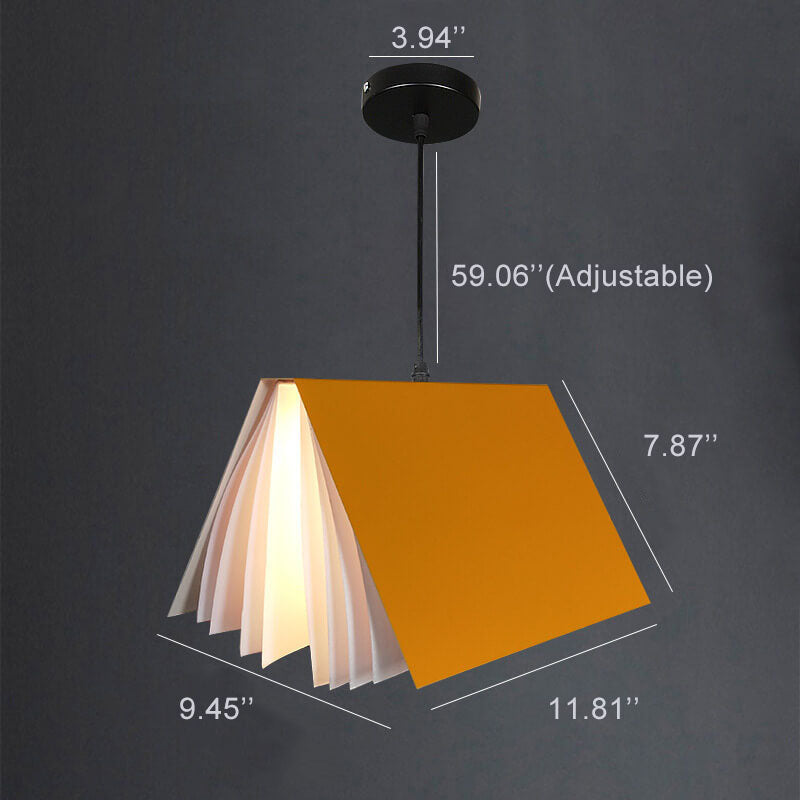 Fliegende Buch-Hängeleuchte moderne offene Buch-Deckenlampe | Temsk