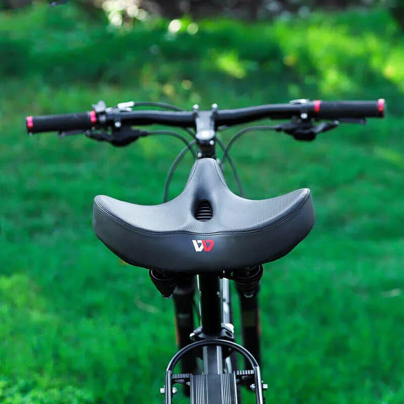 AuroraCycle Ultra Wide Bike Saddle For Pain Relief On Rides | Temsk