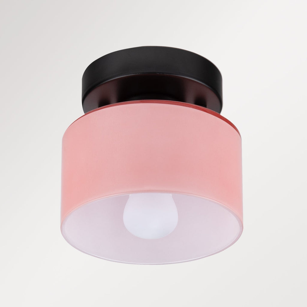 Amber glas retro loftslampe E27/E26 til køkken, gang og stue | Temsk