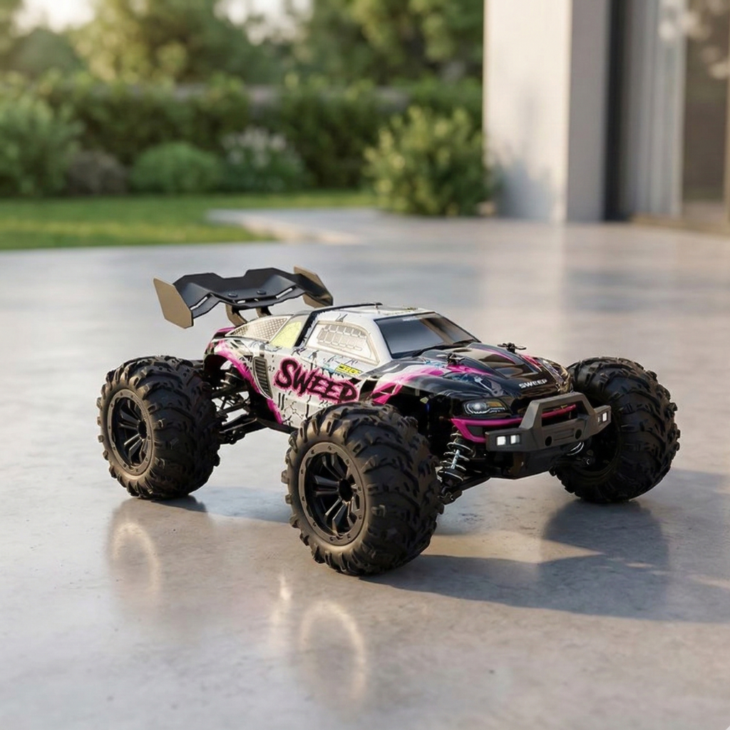 1:16 Scale 4WD RC Monster Truck 70 Kilometers Per Hour High Speed Off Road Crawler | Temsk