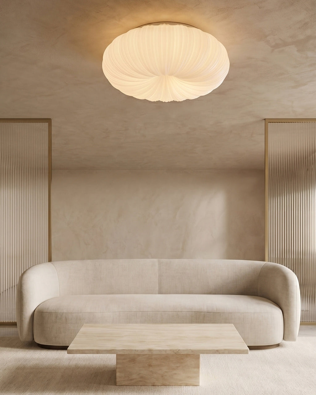 Iris Scandinavian Dimmable Ceiling Light With Metal And Acrylic Remote Control | Temsk