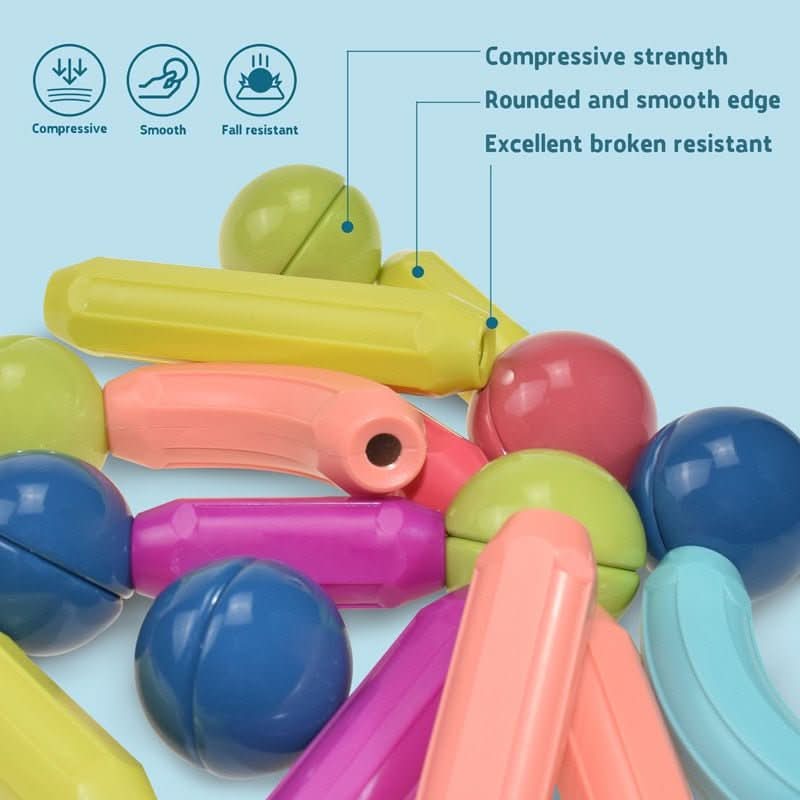 NovaStix Magnetic Creative Sticks For Imaginative Building | Temsk