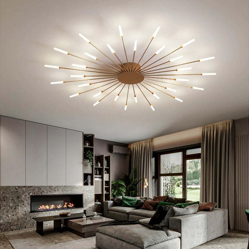 LumaNest Sleek Ceiling Lamp For Living Rooms And Bedrooms With Warm Ambient Lighting | Temsk