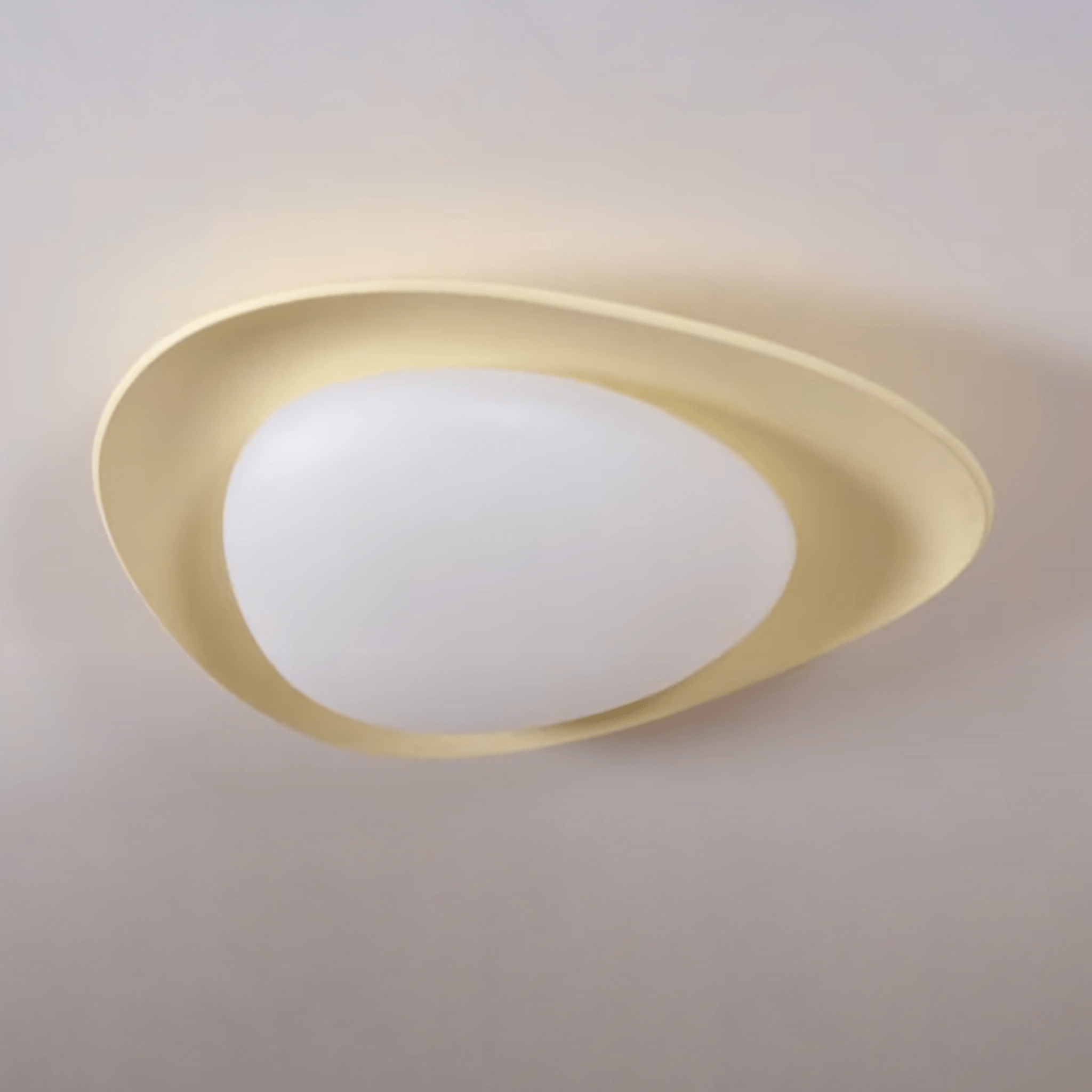 Harpol oval loftslampe, dæmpbar LED, grøn eller beige, 3000K-6000K, 36 cm eller 46 cm | Temsk