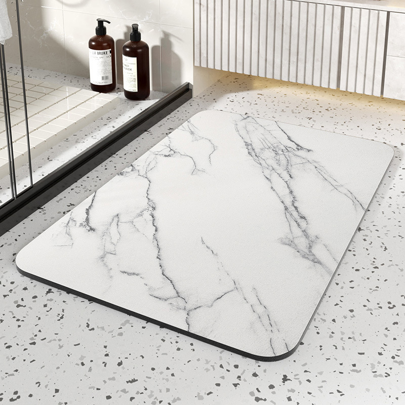 Diatom Stone Quick Dry Marble Bath Mat For Home Non Slip | Temsk