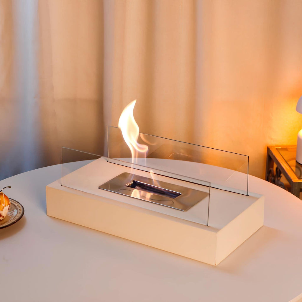 NovaFlame Bioethanolový stolní krb Přenosný pro vnitřní i venkovní použití | Temsk