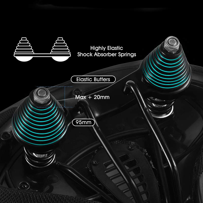 AuroraCycle Ultra Wide Bike Saddle For Pain Relief On Rides | Temsk