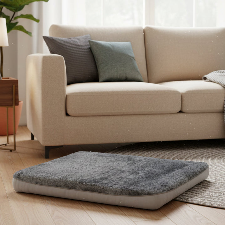 Ergonomický polštář z paměťové pěny CozyPaws pro zdravý spánek psa | Temsk